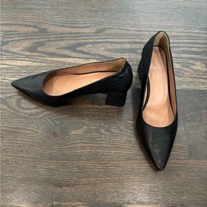 Linea Paulo Black Block Heels in size 8